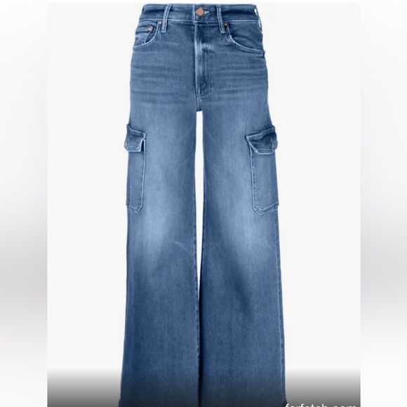 Mother The Undercover Cargo Sneak wide-leg jeans - Picture 4 of 9